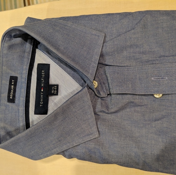 Tommy Hilfiger - Blue Dress Shirt (15.5 / 32-33) - Picture 1 of 3